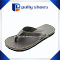 China Leahter conforto sandália homens Flip Flop Manufacturing